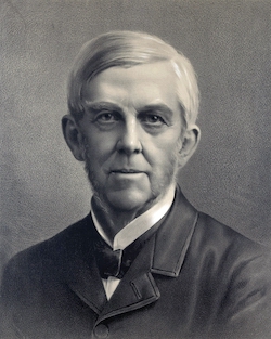 Oliver Wendell Holmes, Sr. (1809-94) was an influential American writer and poet. His poem, 